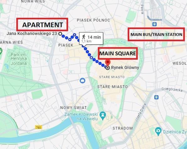 Trendy Apartment Kochanowskiego Street Krakow Ngoại thất bức ảnh
